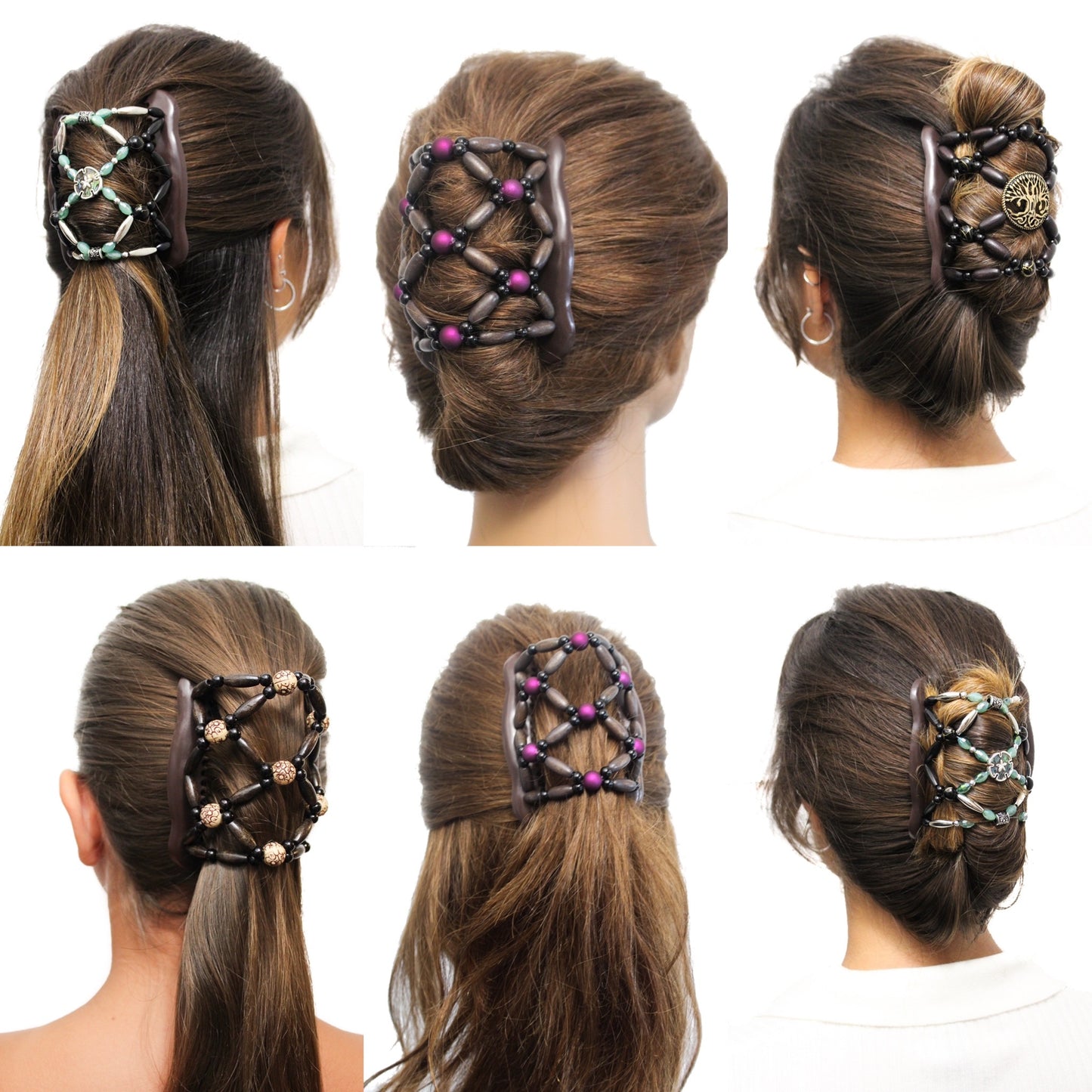 Butterfly Hair Clip - Silver/Champagne