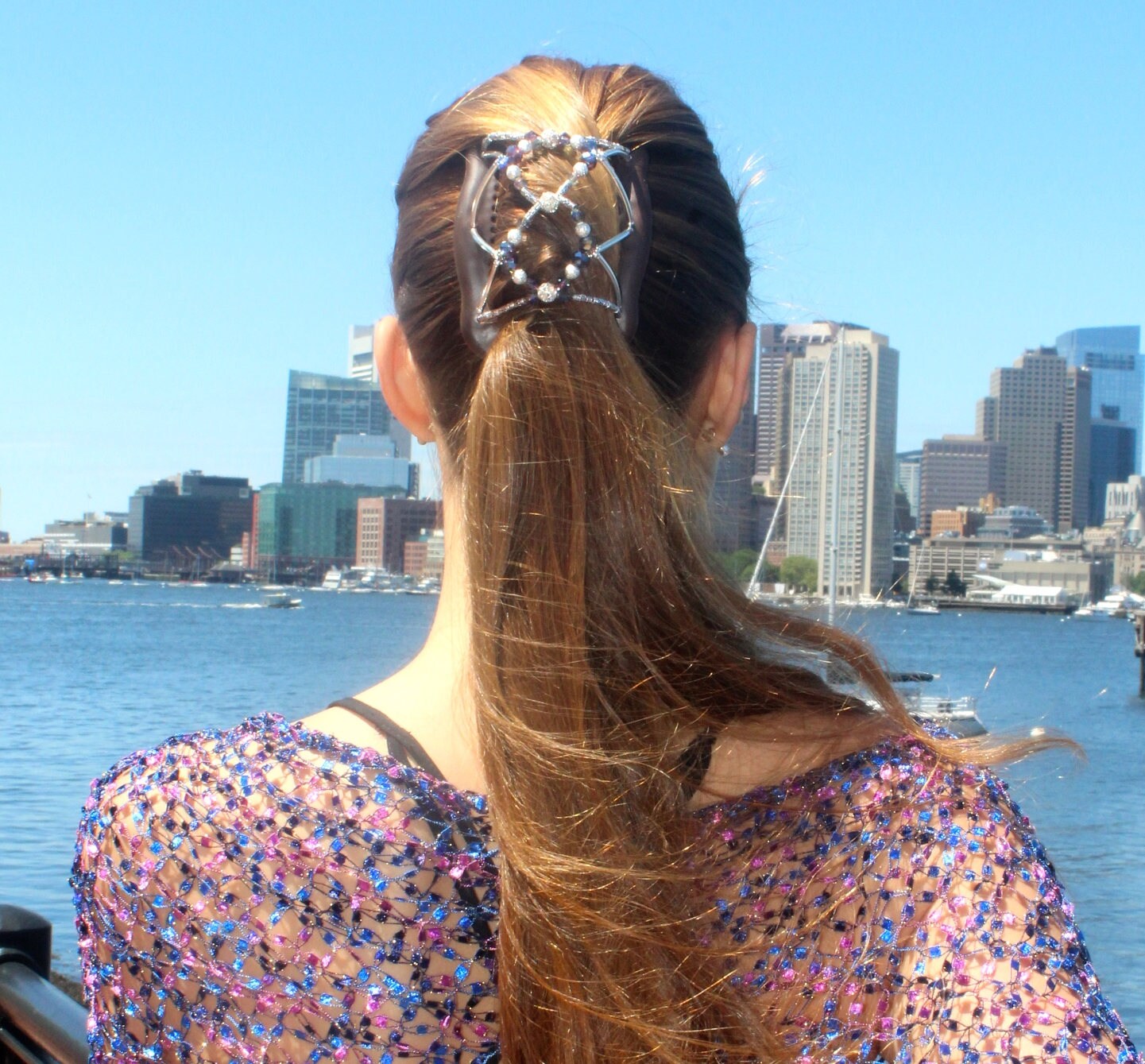 Women's Hair Accessory for Fine Hair Holds Well Fine Thin and Shoulder Length. Hair Updo, French Twist, Bun Maker, Ponytail.