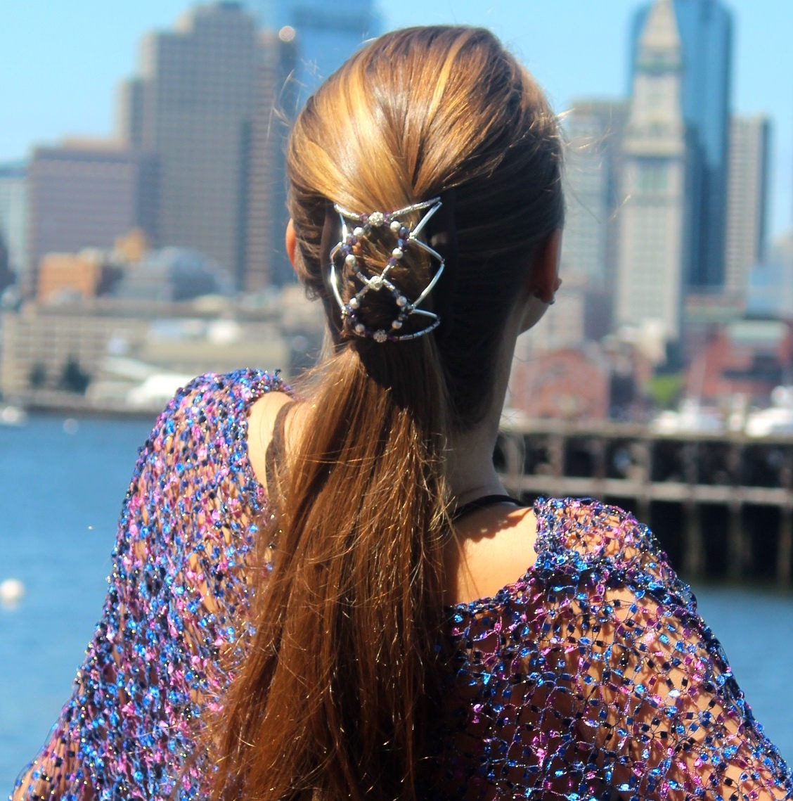 Women's Hair Accessory for Fine Hair Holds Well Fine Thin and Shoulder Length. Hair Updo, French Twist, Bun Maker, Ponytail.