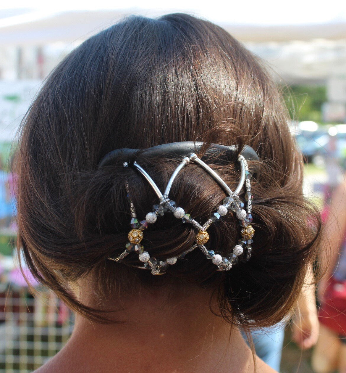 Fancy Hair Clip for Fine, Thin or Shoulder Length Hair, Won't Slide Out of Your Hair, Hold Fine Hair Tight, Perfect for Bun or French Twist