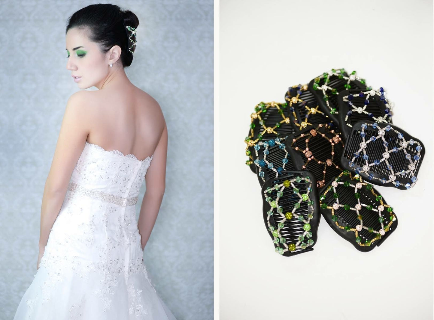 Fancy Hair Clip for Fine, Thin or Shoulder Length Hair, Won't Slide Out of Your Hair, Hold Fine Hair Tight, Perfect for Bun or French Twist