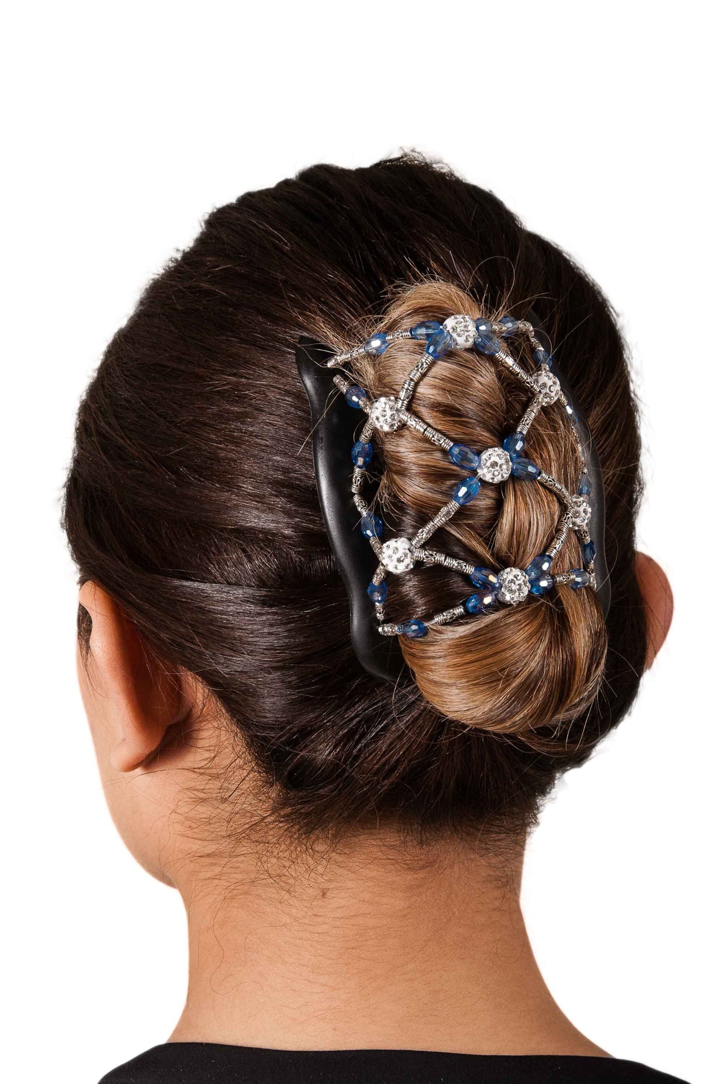 Gift for Her, Jeweled Hair Clip, Double Hair Combs with Elastic, Hold Hair All day, Hair Clip, Bun Holder, Pony Tail, Jewelry.