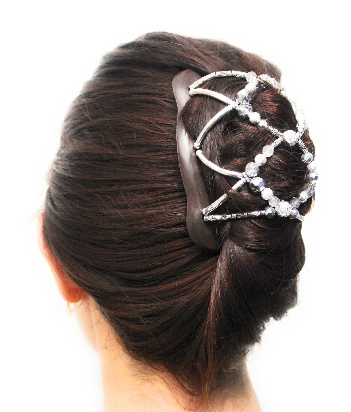 Double Hair Comb for Holding French Twist, Bun Holder, Wedding Hair Clip, For Thin or Thick hair, Special Occasion Hair Piece It Won't Slide