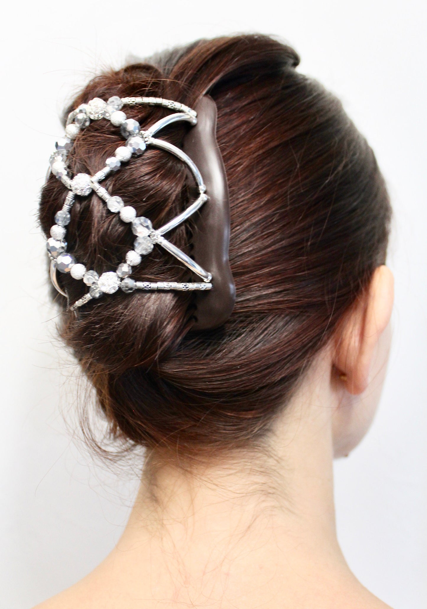 Double Hair Comb for Holding French Twist, Bun Holder, Wedding Hair Clip, For Thin or Thick hair, Special Occasion Hair Piece It Won't Slide