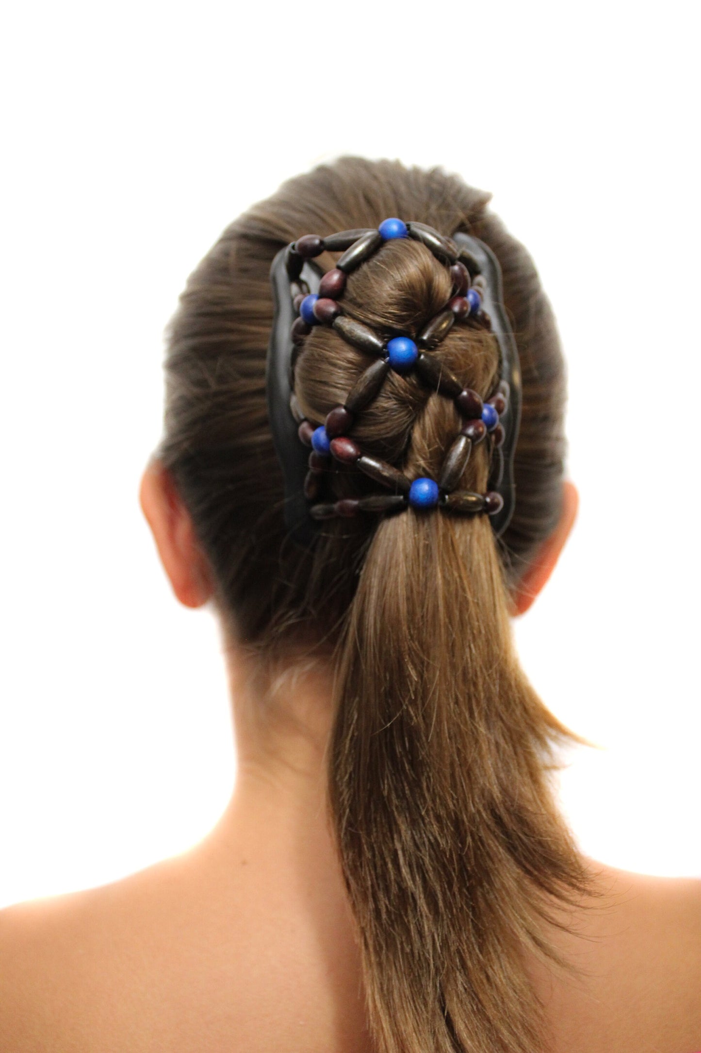Wooden Hair Bun Holder, Ponytail Maker, Updo, Bun Holder, Decorative Women Hair Accessory for Average Type of Hair, Holds Hair All Day.