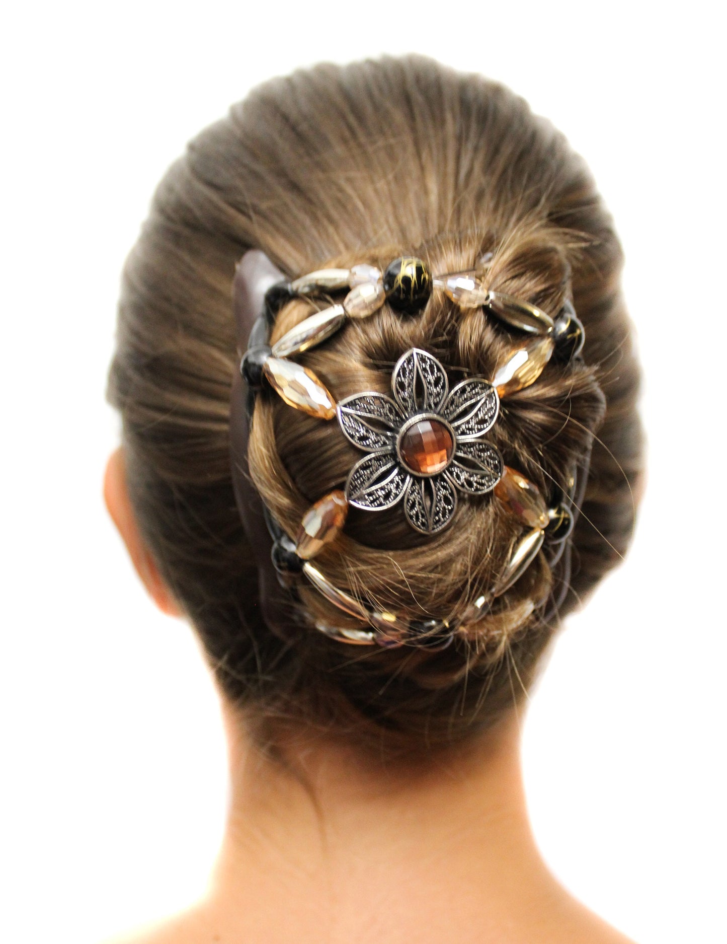 The Best Decorative Hair Clip Comb by Fancy Combs - Bun Maker, French Twist, Updo Pony Tail Holder For Long, Short, Thick or Thin Hair