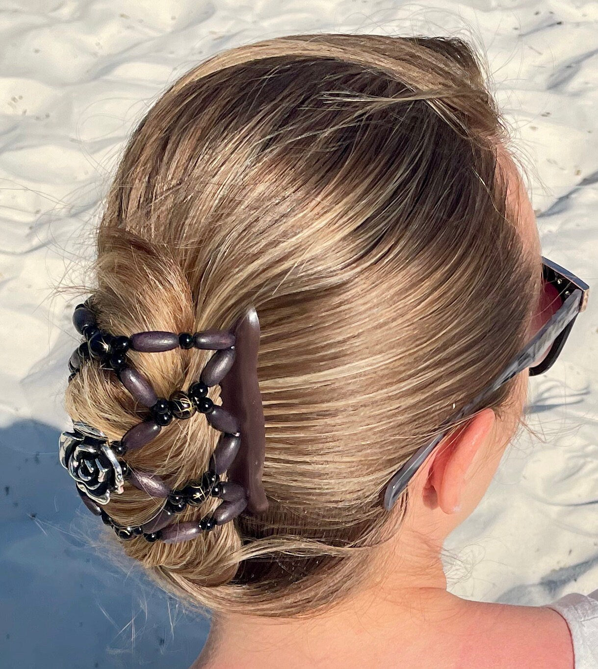 Fancy Combs Double Hair Comb for Bun, French Twist, Updo, Magic Styling Tool, Hair Accessory for Women and Girls, Gift for Christmas