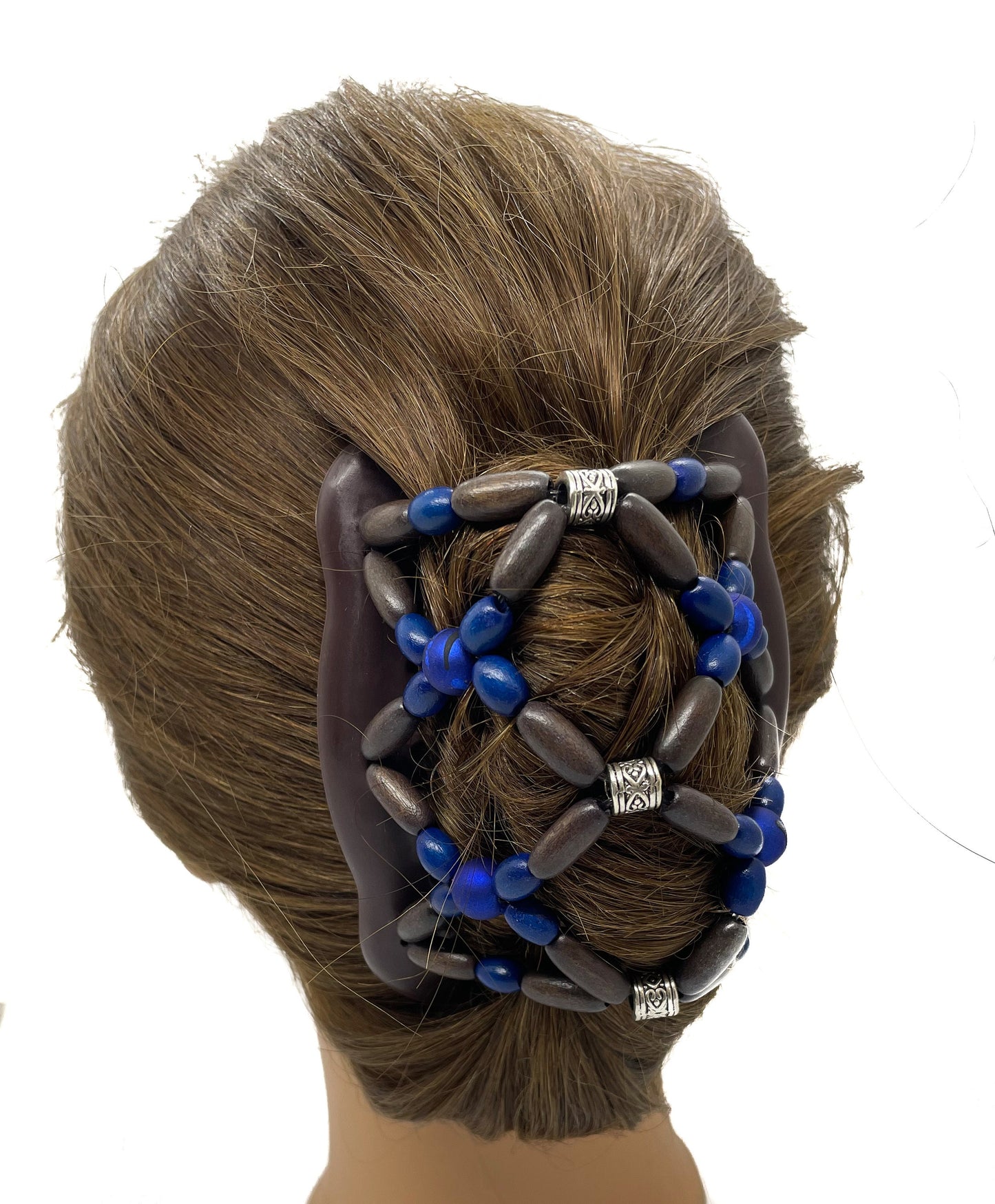 Fancy Combs Hair Accessory, Hair Clips for Women, Double Hair Combs French Twist Holder, Ponytail, Lightweight Wooden Bun Holder, Claw Clip