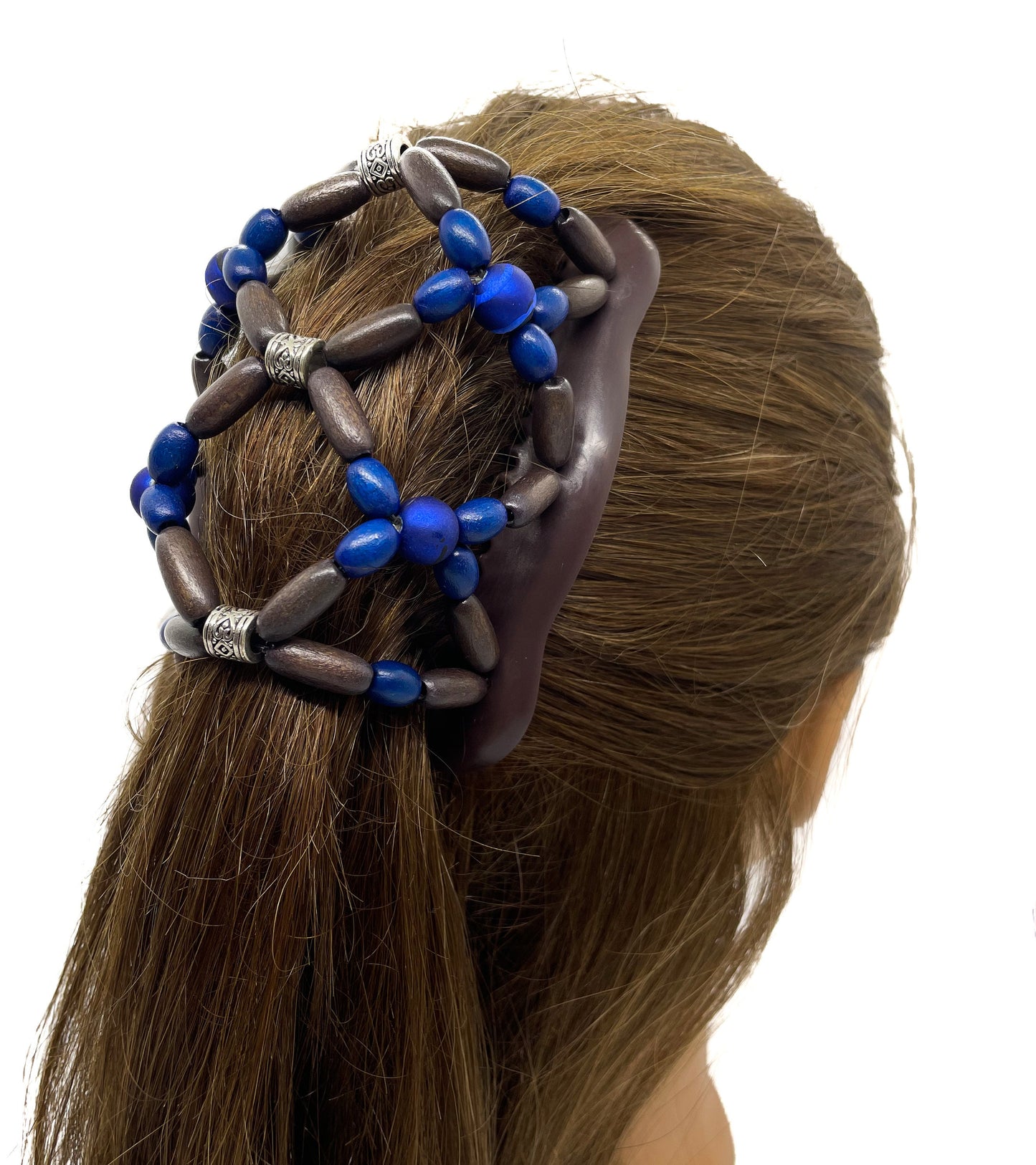 Fancy Combs Hair Accessory, Hair Clips for Women, Double Hair Combs French Twist Holder, Ponytail, Lightweight Wooden Bun Holder, Claw Clip