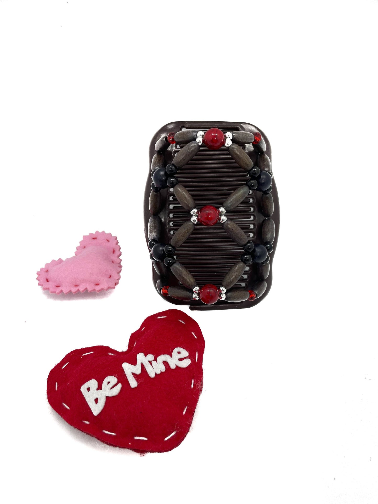 Valentine's Gift For Her, Hair Accessories, Hair Clips for Women, Lightweight Wooden Double Hair Combs, Bun Maker, Ponytail, Hair Updo