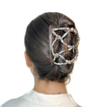 Butterfly Hair Clip - Silver/Champagne