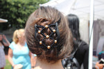 Bun Maker, Beaded Comb that Holds Thin or Thick Hair, Hair Accessory for Summer