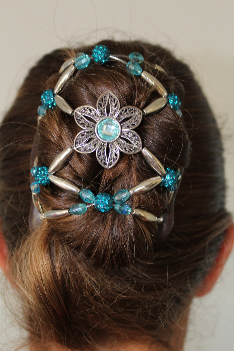 Fancy Hair Clip for Women, Hair Combs to Hold Your Hair Up All Day, Gift for Mom, Hair Jewelry, Royal Flower Design, French Twist