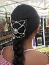 Pearl Hair Jewelry, Fancy Silver Plated Hair Accessory Holds Any Hair Type All Day Wedding Hair Barrette