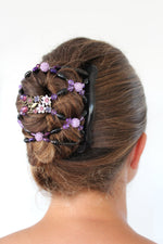 Hair Clip for women, Decorative Flower Double Comb Hold Your Hair All Day, Gift for Mom, Hair Jewelry