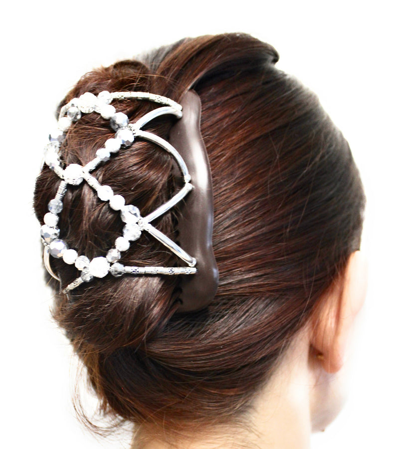 Women Hair Clip for Updo, Bun Holder, Wedding Hair Clip, For Thin or Thick hair, Fancy Hair Piece, It Won&#39;t Slide Out.