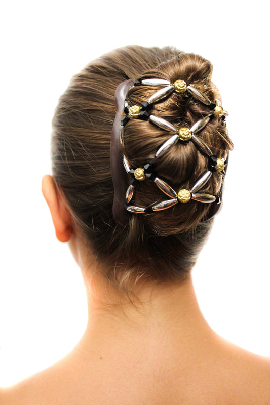 Fine Hair Clip that made for women with shoulder length, thin or fine type pf hair. Decorative Hair combs that won't slide out.