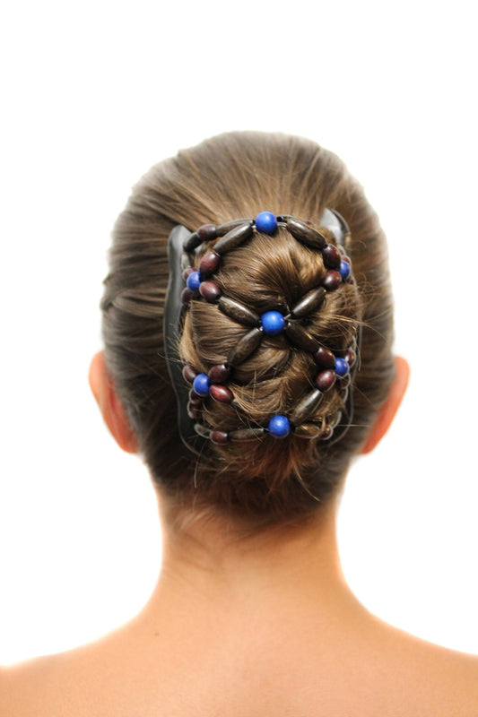 Wooden Hair Bun Holder, Ponytail Maker, Updo, Bun Holder, Decorative Women Hair Accessory for Average Type of Hair, Holds Hair All Day.