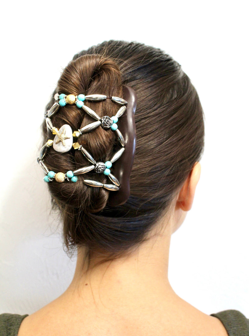 Starfish Hair Jewelry, One Of A Kind Accessory, Hair Clips for Women with Short, Long, Thick, Thin, Fine Hair Type, Decorative Bun Holder